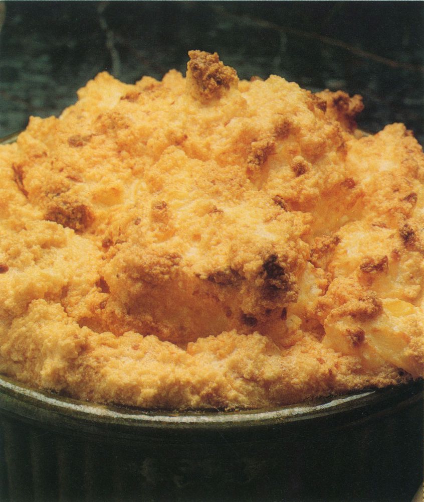 Smoked haddock soufflé from British Cooking by Caroline Conran