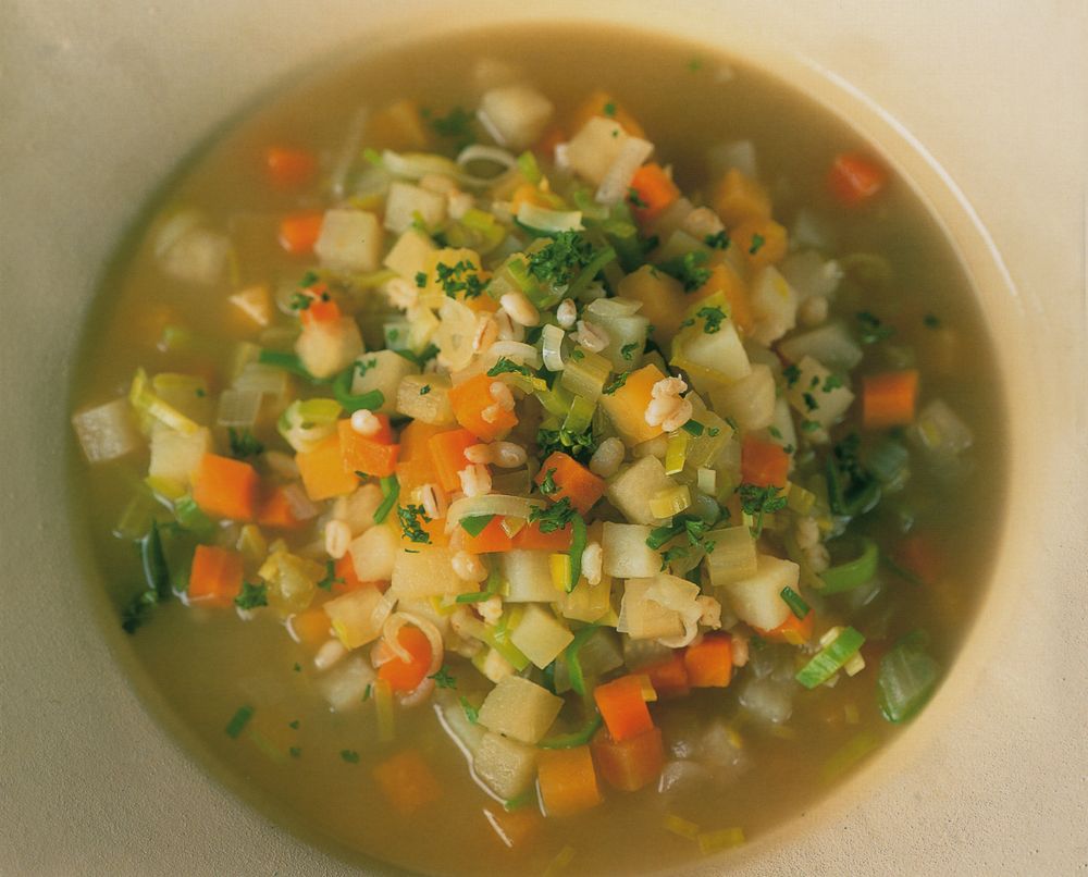 Vegetarian Scotch Broth from New British Classics by Gary Rhodes
