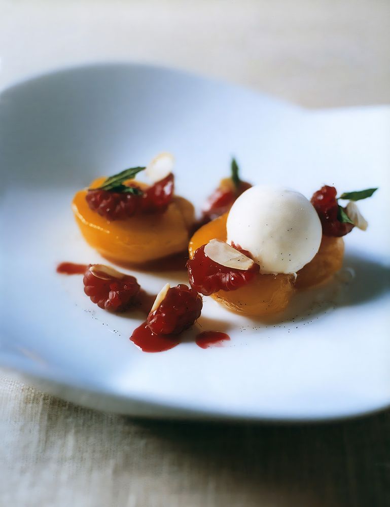 Peach Melba from Gourmet Food for a Fiver by Jason Atherton