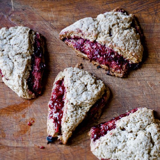 Strawberry Barley Scones from Good to the Grain by Kim Boyce