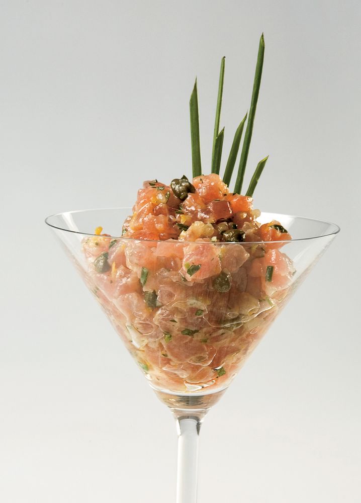 Tuna Tartare Cocktail from Professional Garde Manger A Comprehensive