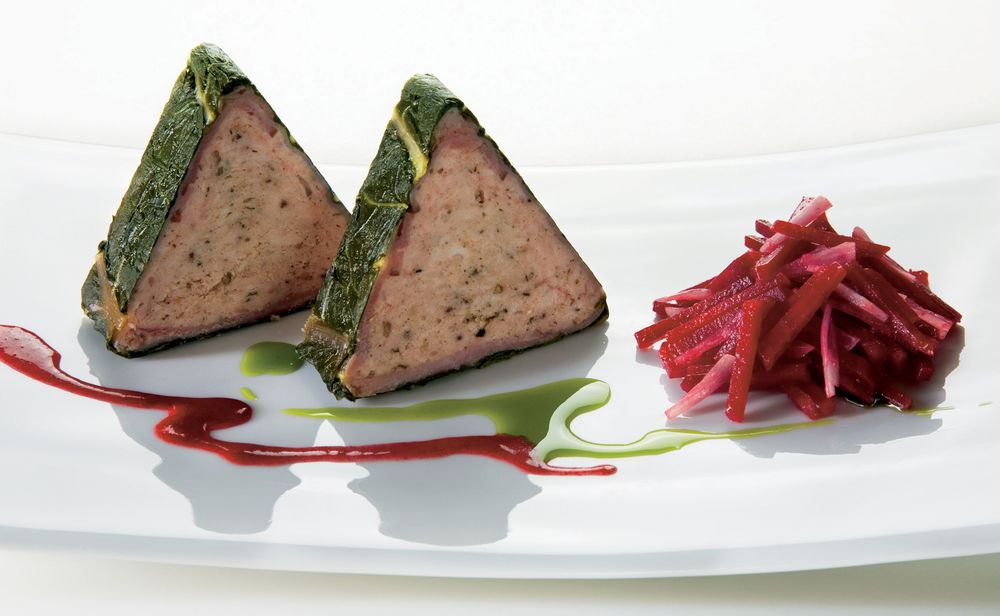 Provençal Terrine of Rabbit with Beet Salad from Professional Garde ...