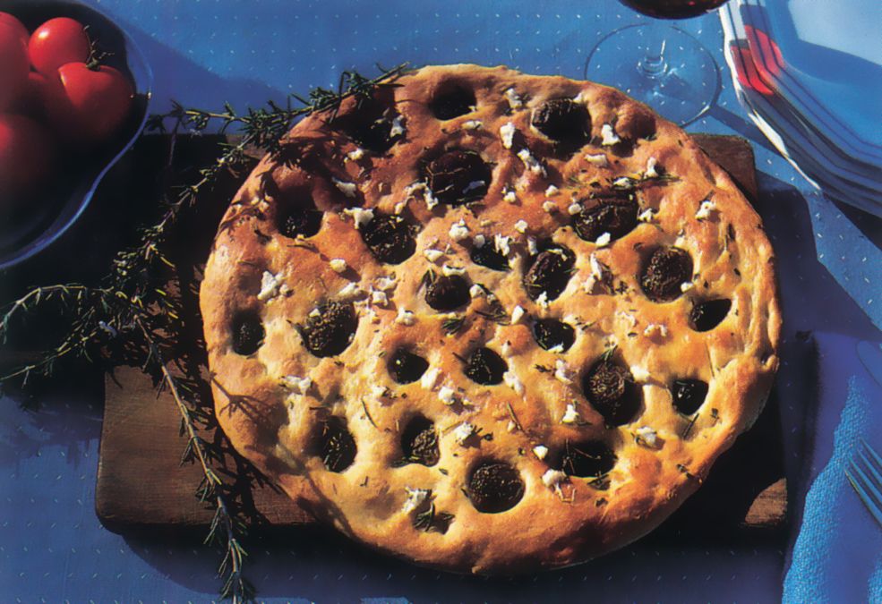 Focaccia from Glorious American Food by Christopher Idone