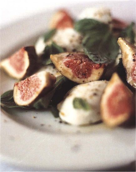 Salad of Figs, Mozzarella di Bufala a from Great British Chefs 2 by Rose Gray