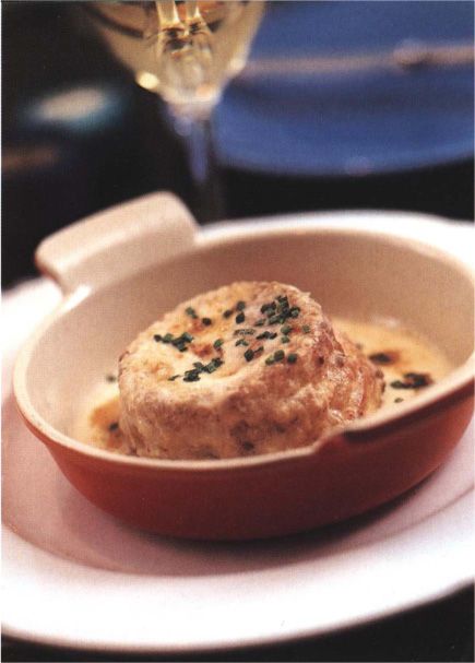 Twice-Cooked Goats’ Cheese Soufflé from Great British Chefs 2 by Stephen Bull