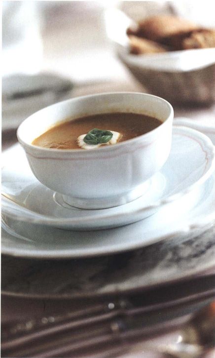 Tomato and Basil Soup from Great British Chefs 2 by Hilary Brown