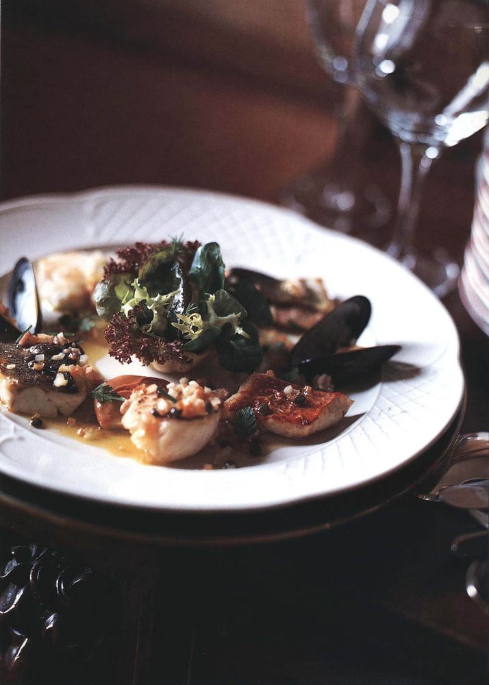 Grilled Fillets of Saltwater Fish from Great British Chefs 2 by John Webber