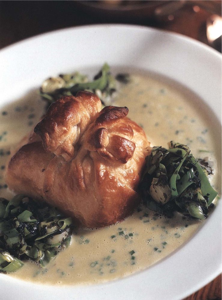 Crisp Pastry Parcel of Welsh Farmhouse Cheeses from Great British Chefs 2 by Christopher Chown