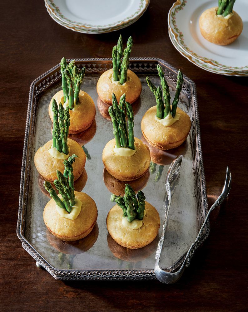 Asparagus Cups from The Official Downton Abbey Cookbook by Annie Gray
