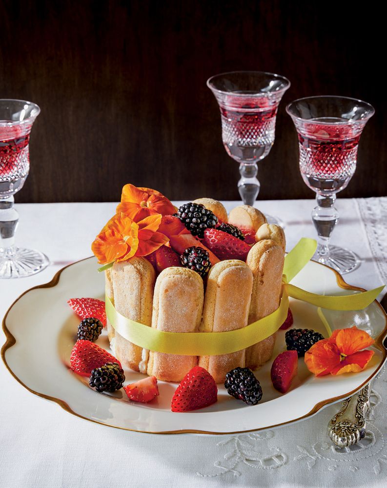 Charlotte Russe from The Official Downton Abbey Cookbook by Annie Gray