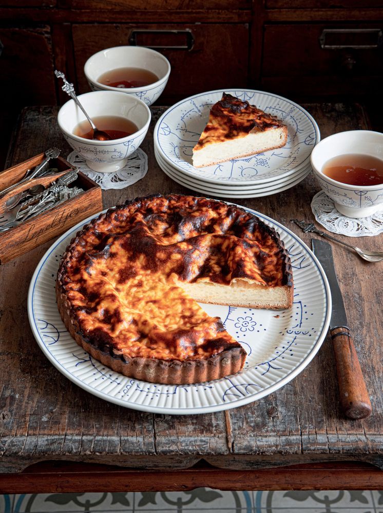 Rijstevlaai ~ tarte au riz from Dark Rye and Honey Cake: Festival ...