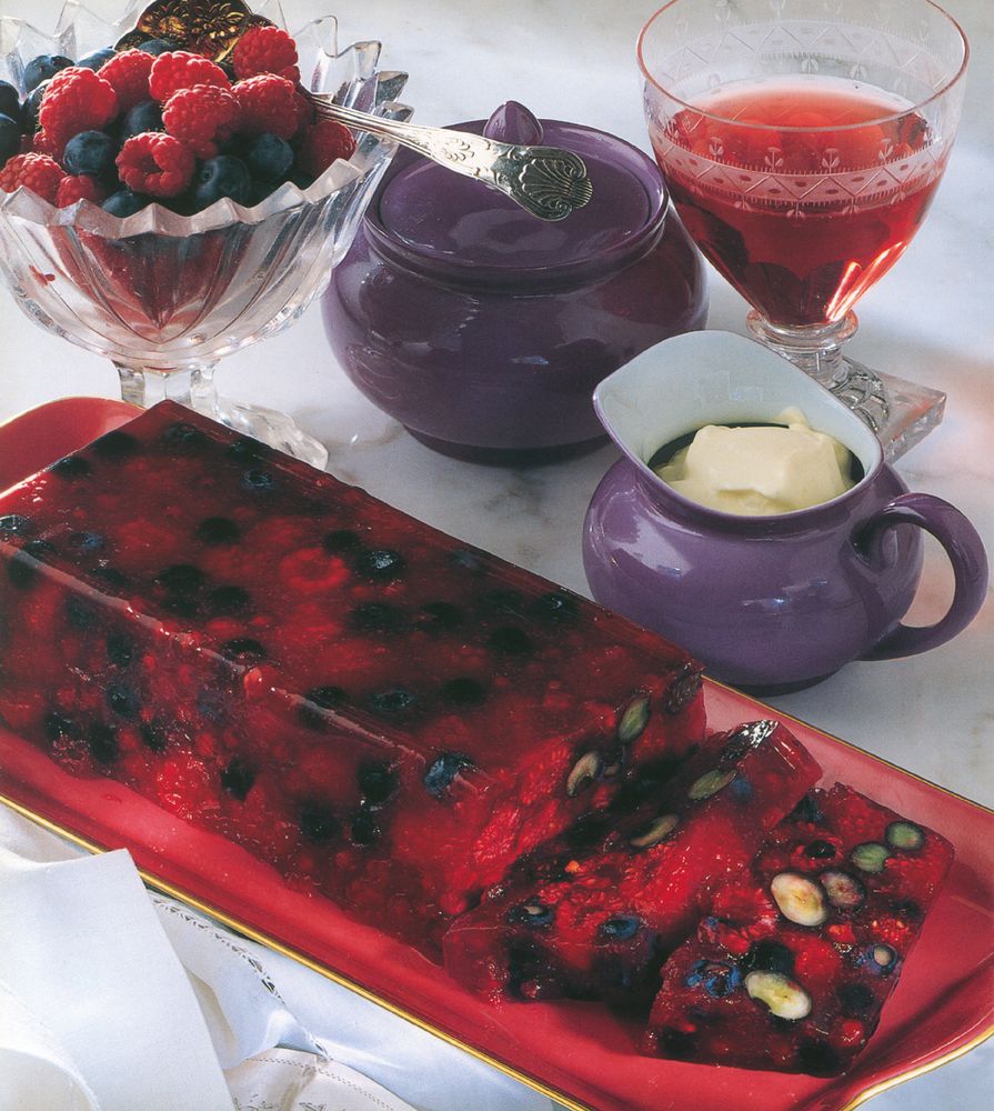 Fruit terrine from Desserts Le Cordon Bleu Home Collection by Le Cordon Bleu