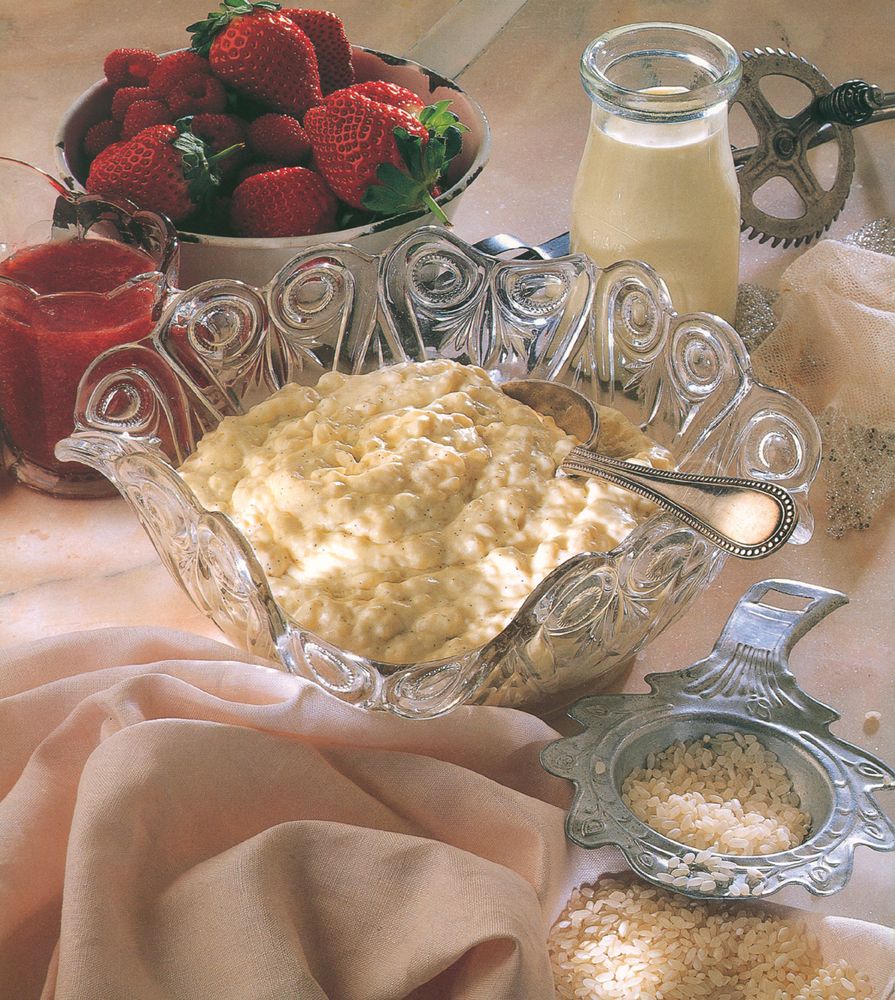 Creamed rice pudding from Desserts Le Cordon Bleu Home Collection by
