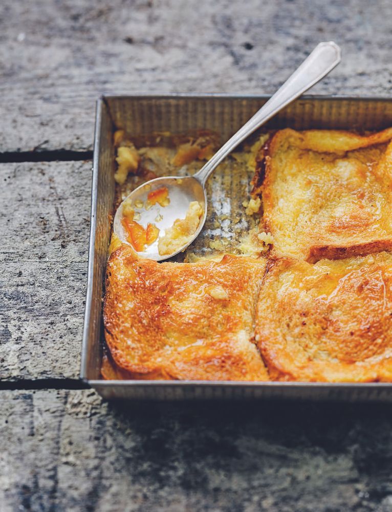 Marmalade and Whiskey Bread and Butter Pudding from 100 Desserts to Die For by Trish Deseine