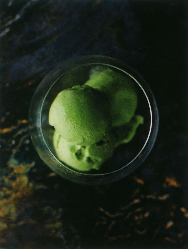 Basil Ice Cream from Dessert Divas by Christine Manfield