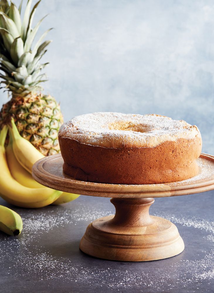Tropical Chiffon Cake from The Diabetic Goodie Cookbook: Classic Desserts and Baked Goods to Satisfy Your Sweet Tooth by Kathy Kochan