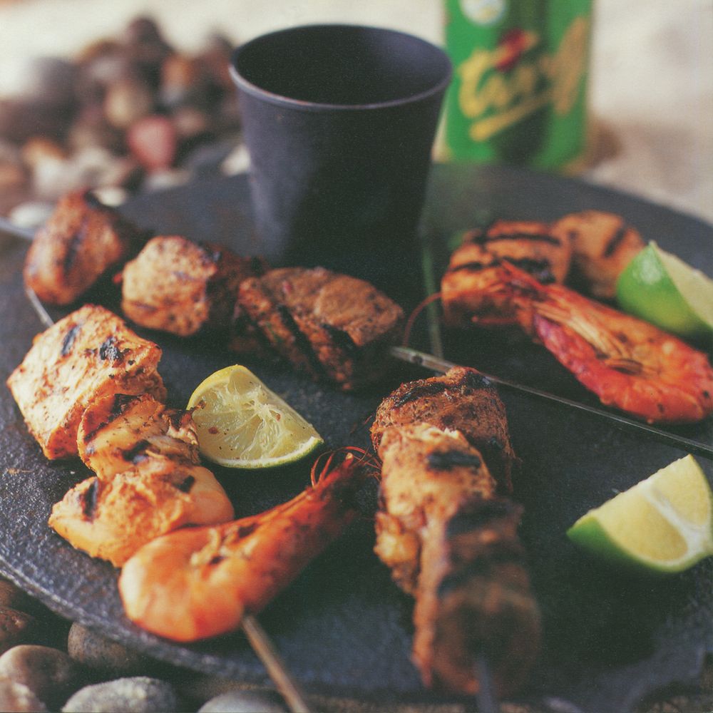 Jerk Mixed Grill from Eat Caribbean by Virginia Burke