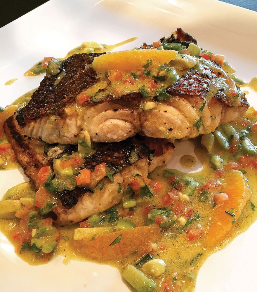 Grilled Red Snapper with Citrus Avocado Vinaigrette from Eating Well to ...
