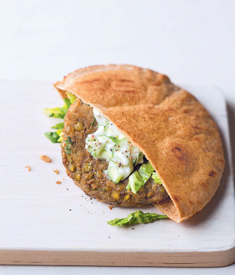 Lentil Burger from Easy Vegan by Sue Quinn