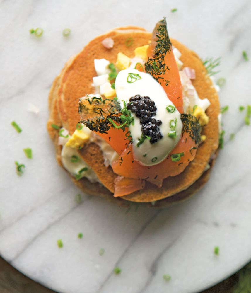 Buckwheat Blini from The Everyday Art of GlutenFree 125 Savory and