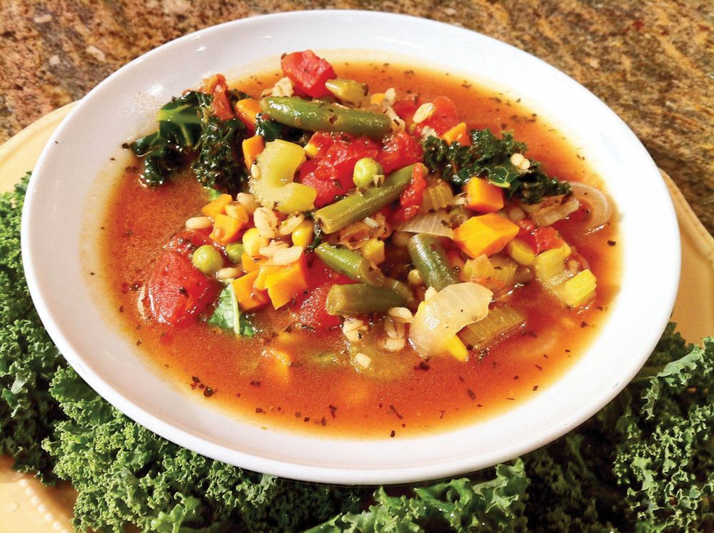 Vegetable Kale Soup from Everyday Instant Pot Cookbook Meal Planning