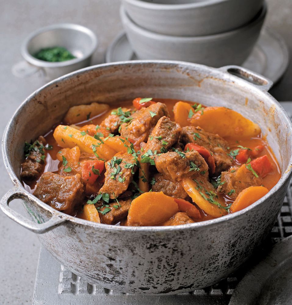 Simple beef stew from Food and Cooking of Chile by Boris Basso Benelli