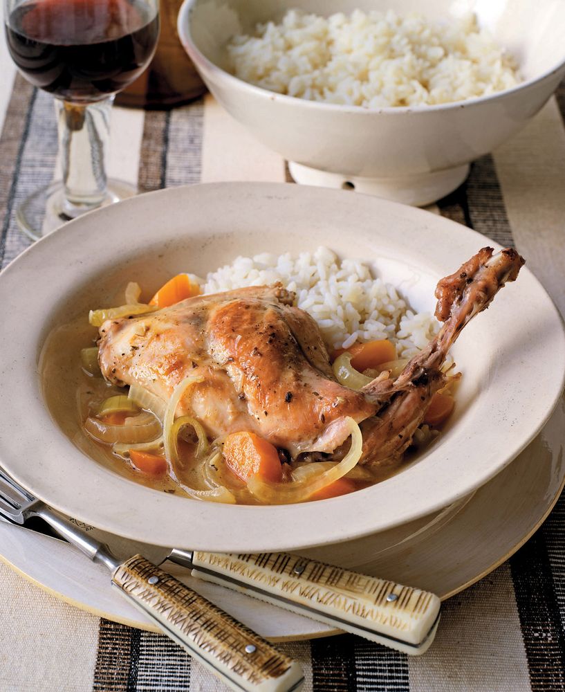 Rabbit escabeche from Food and Cooking of Chile by Boris Basso Benelli