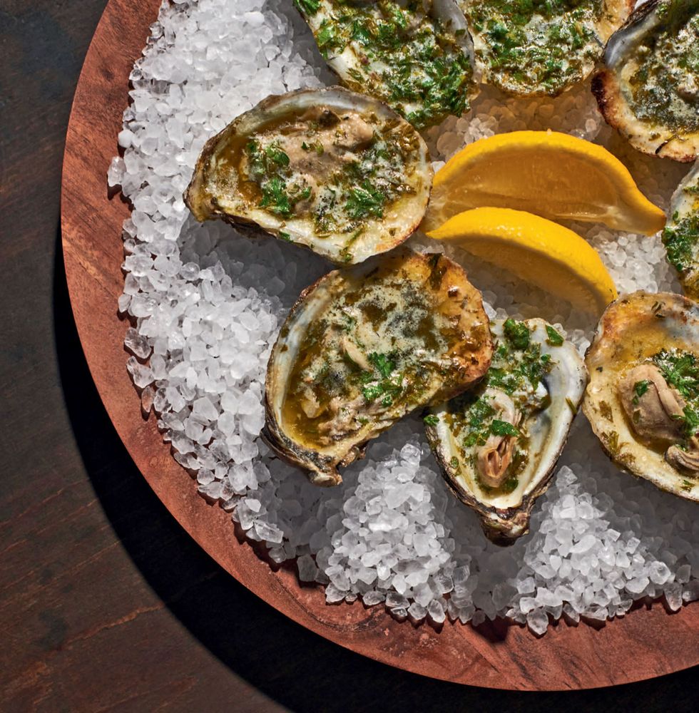 Herb Butter Oysters on the Half Shell from Food by Fire: Grilling and BBQ with Derek Wolf of Over the Fire Cooking by Derek Wolf