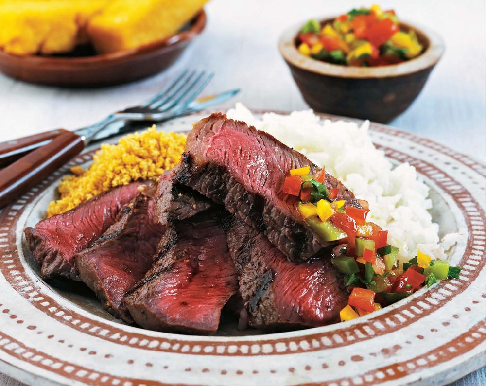 Grilled rump steak from The Food and Cooking of Brazil by Fernando Farah