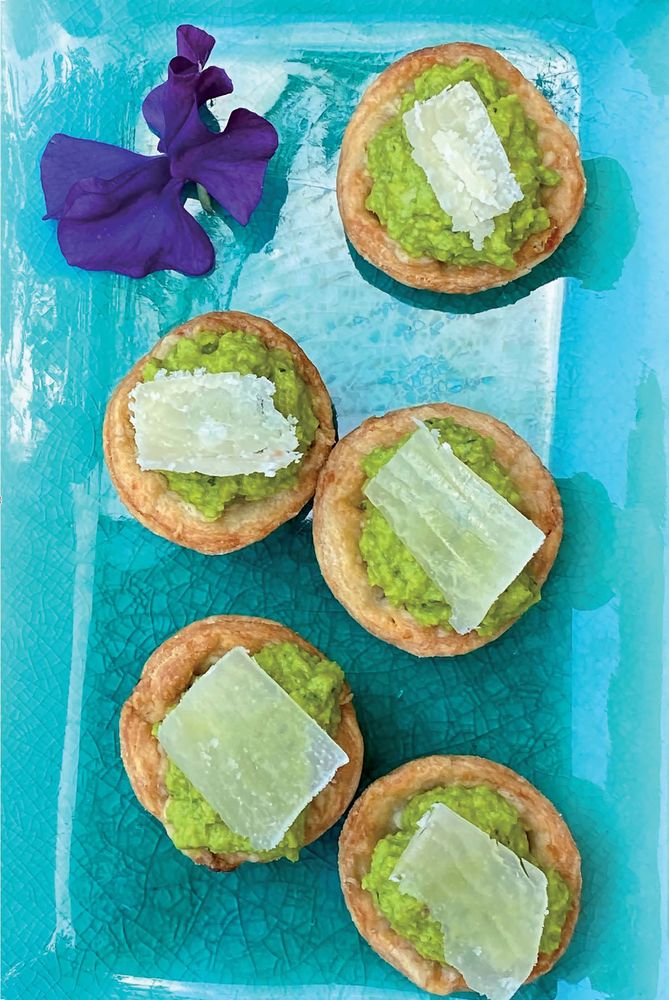 Pea Tarts with a Parmesan Crust from Fool's Gold A History of British