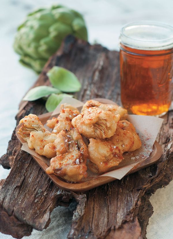 BeerBattered Artichoke Hearts from The Forest Feast by Erin Gleeson