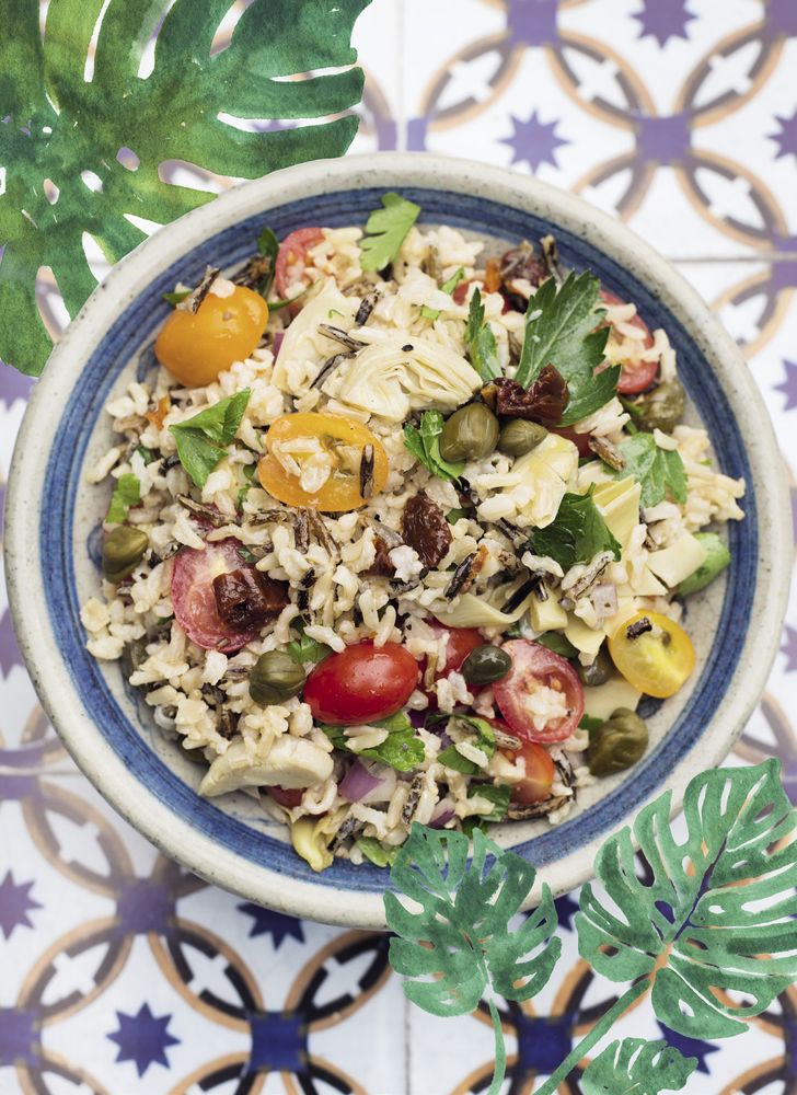 Italian Wild Rice Salad from The Forest Feast Mediterranean: Simple Vegetarian Recipes Inspired by M