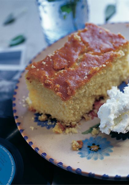 Yoghurt & Semolina Syrup Cake with Rose Water from Falling Cloudberries ...