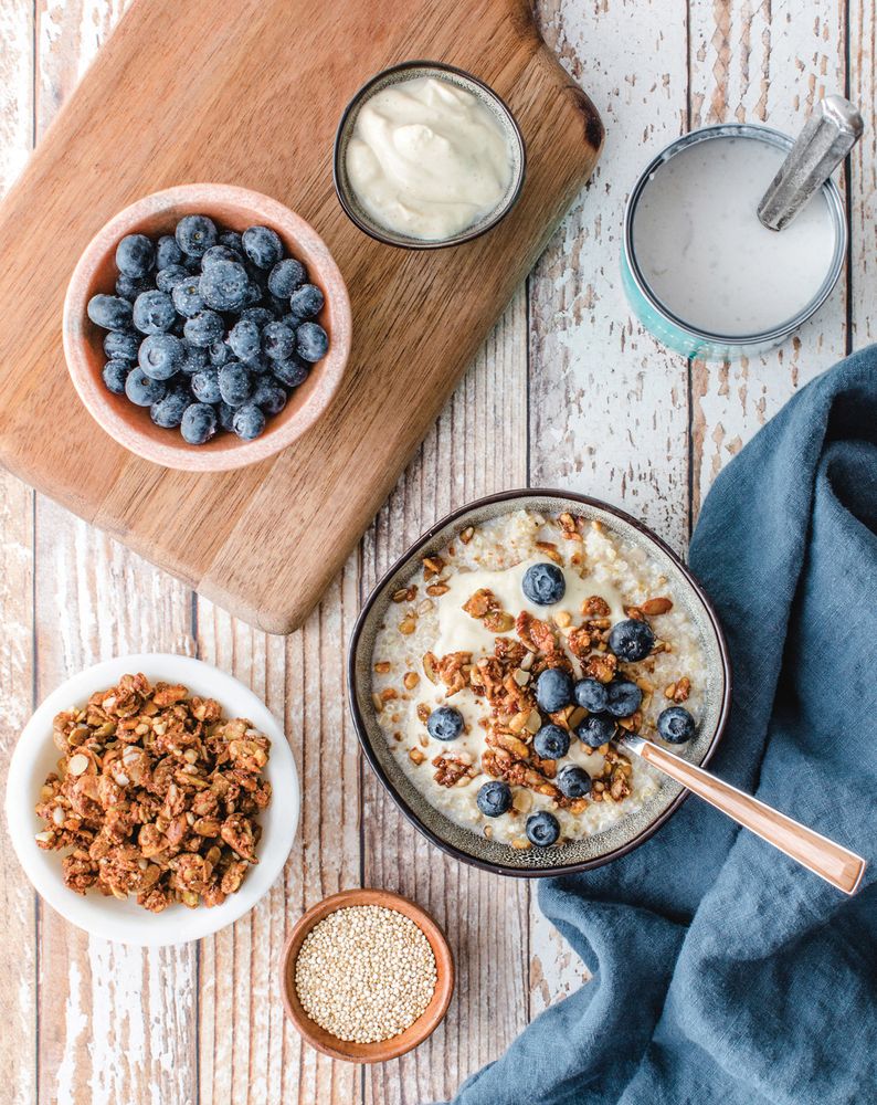 Quinoa Breakfast Bowl from Flavcity's Five Ingredient Meals by Bobby