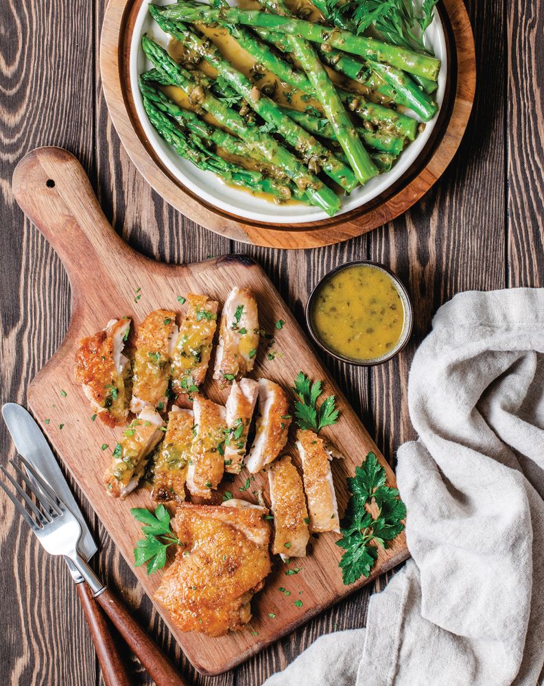 CrispySkin Lemon Chicken from Flavcity's Five Ingredient Meals by