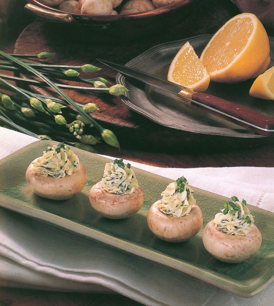 Cheese stuffed mushrooms from Finger Food Le Cordon Bleu Home