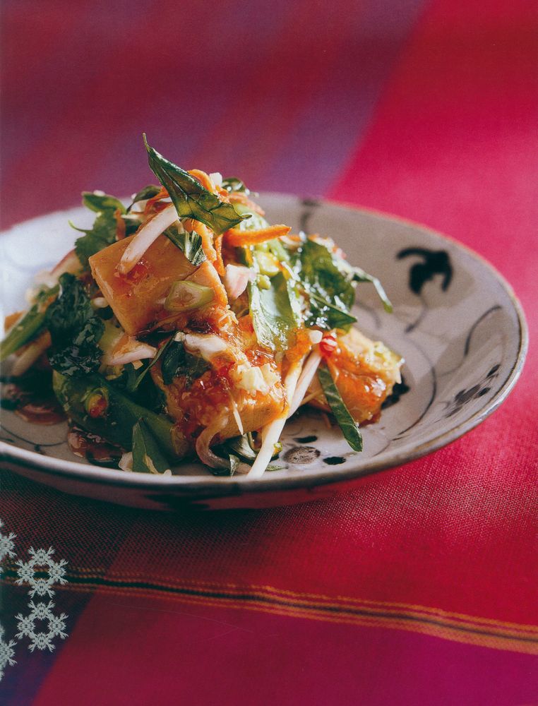 Chilli Caramel Chicken with Hot and Sour Salad from Fire A World of