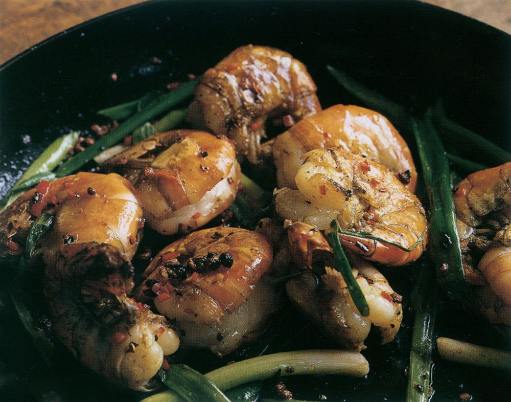 Salt & pepper tiger prawns from Fish etc.: the ultimate book for seafood lovers by Mark Hix