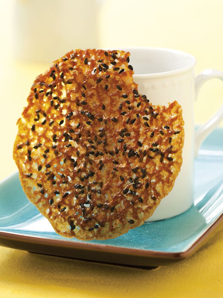 Black Sesame Lace Cookies from Flour Spectacular Recipes from Boston's