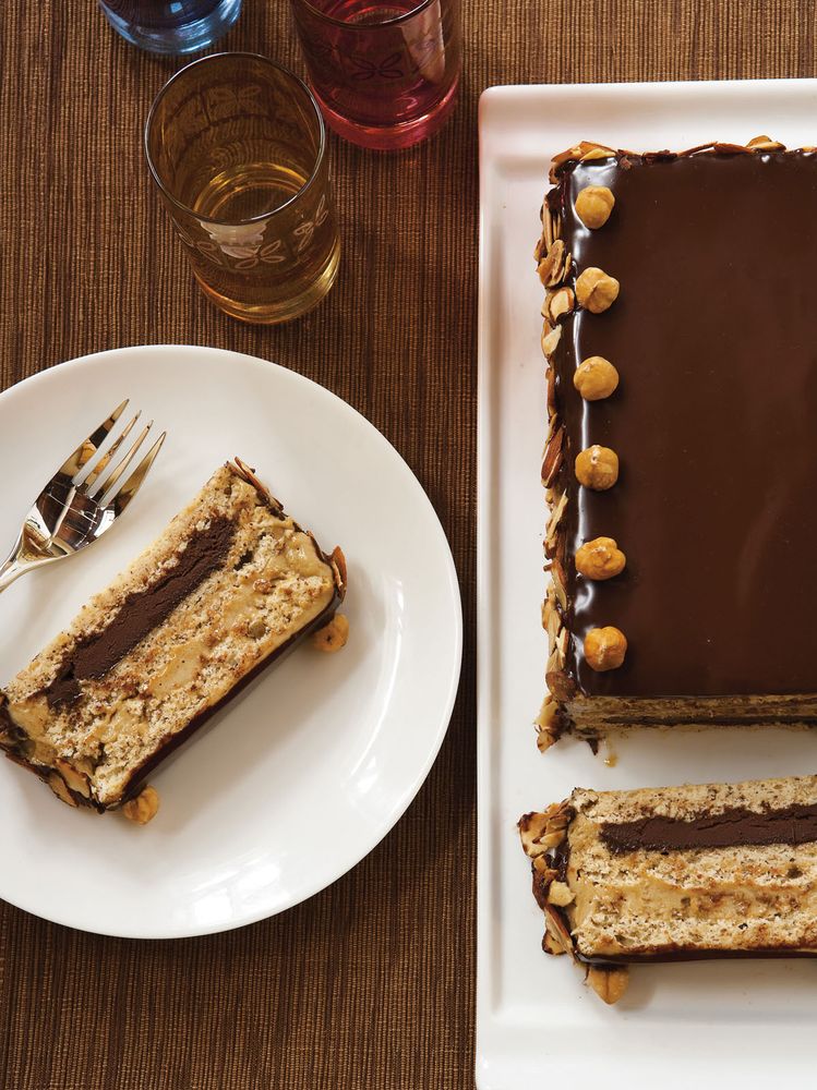 HazelnutAlmond Dacquoise from Flour Spectacular Recipes from Boston's