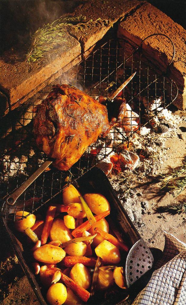 Spit-Roast Leg of Lamb from Floyd on Fire by Keith Floyd