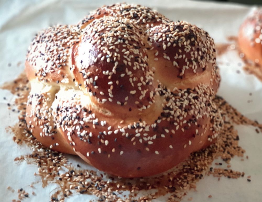 Challah Bread with Raisins from Freekeh, Wild Wheat & Ancient Grains by