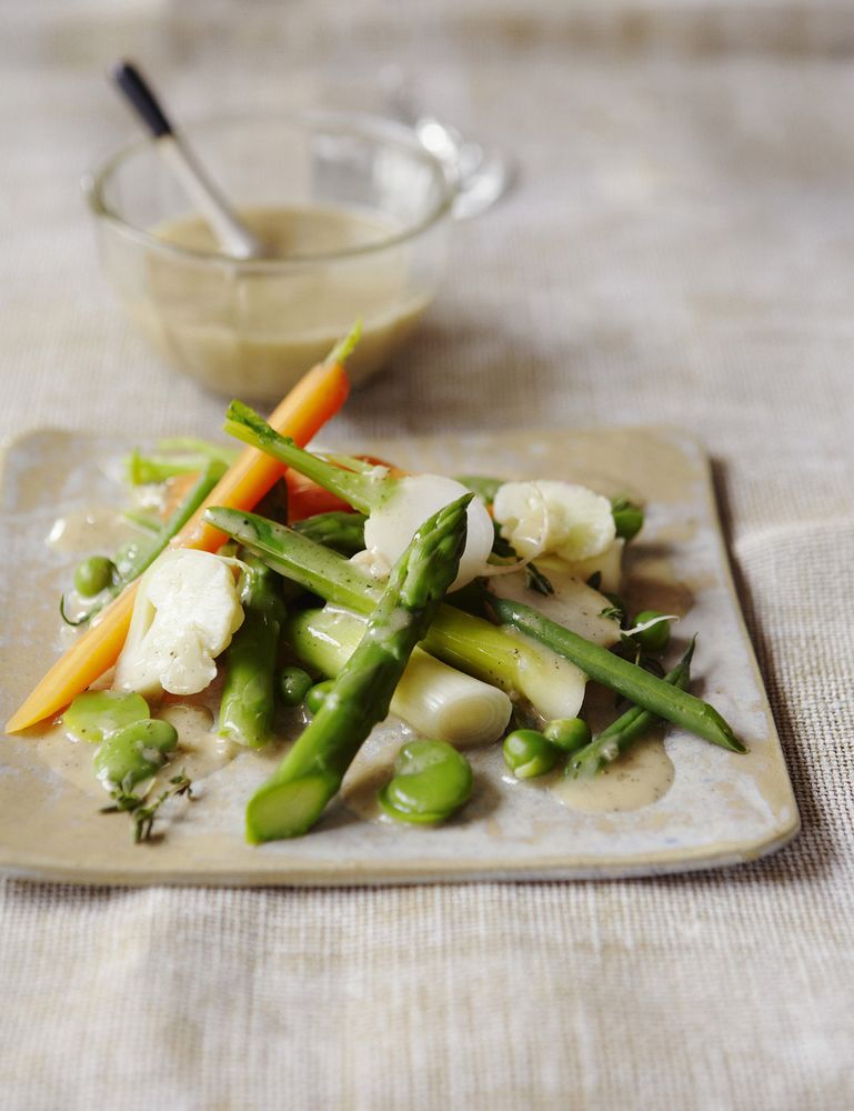 Ragoût of Summer Vegetables with Vanilla Beurre Blanc from French Countryside Cooking by Daniel Galm