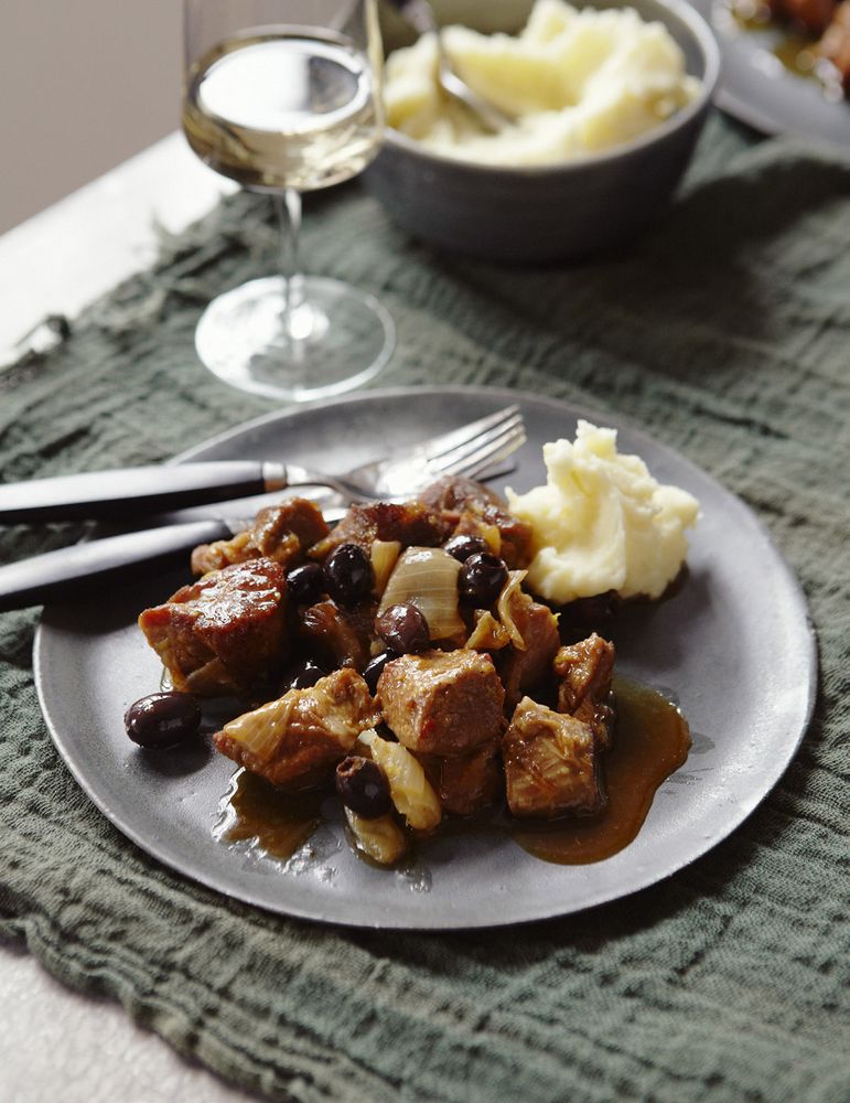 Casserole of Lamb & Pomegranate Molasses from French Countryside