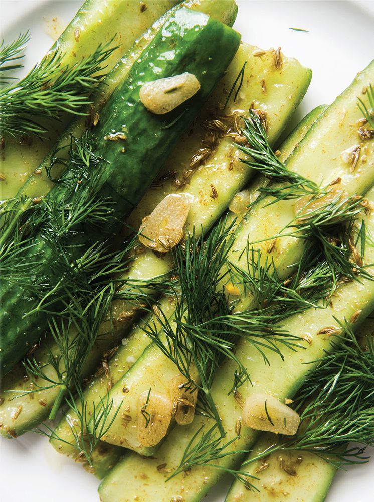Sautéed Cucumbers with Fennel Seeds from Fresh From Poland New