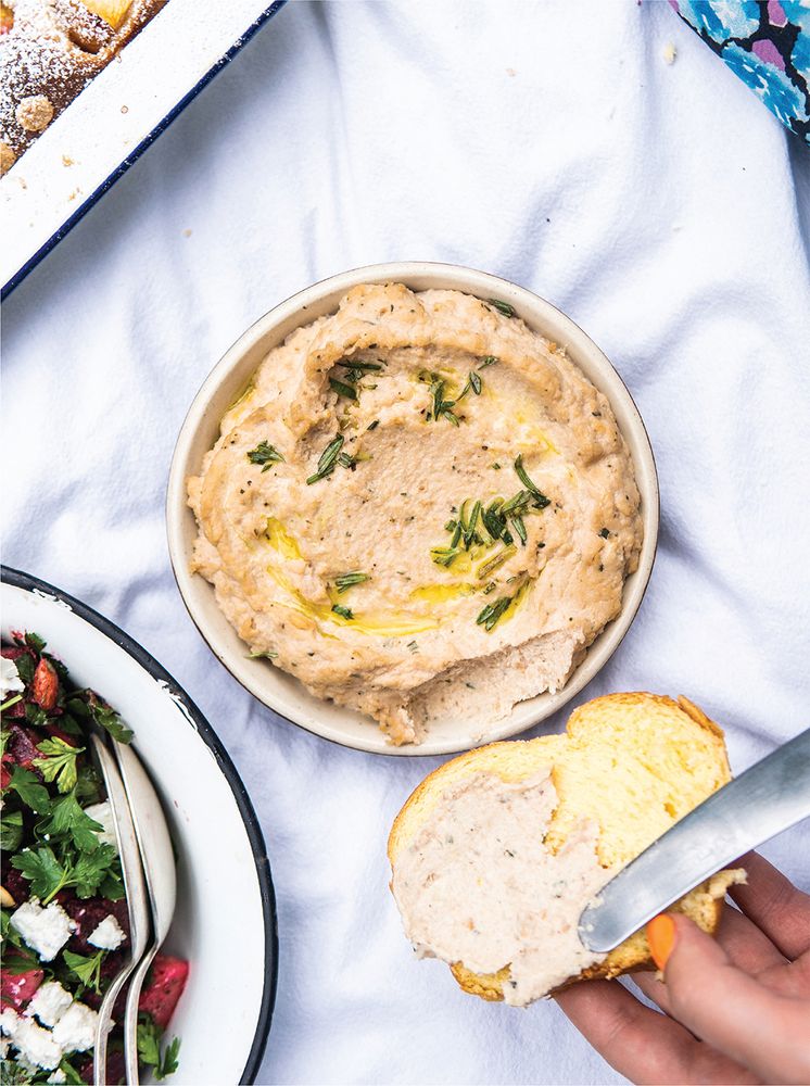 Parsley Root and Walnut Spread from Fresh From Poland New Vegetarian Cooking from the Old