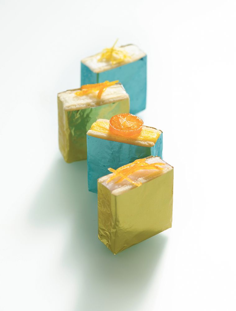 Assorted Citrus Sorbet Sandwiches from Frozen Desserts by Francisco Migoya