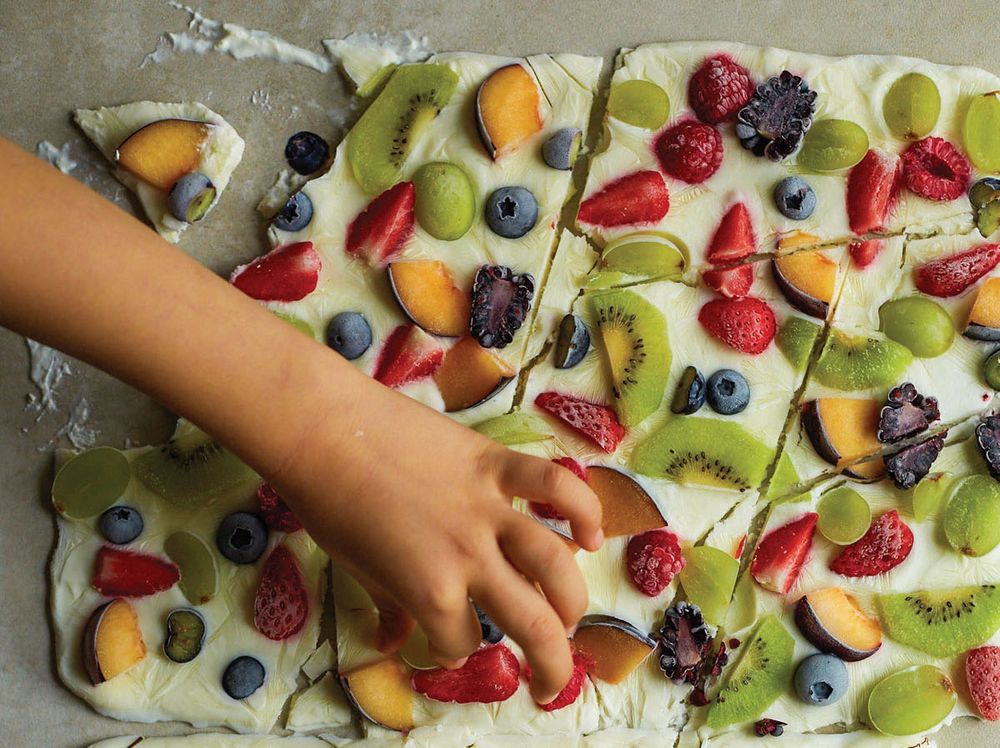 Tutti Frutti Frozen Yoghurt Bark from My Fussy Eater by Ciara Attwell