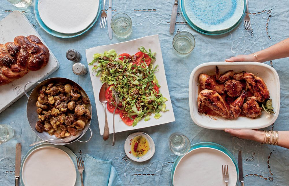 Quick Chicken & Vegetables On The Stove Top from The New Kosher by Kim Kushner