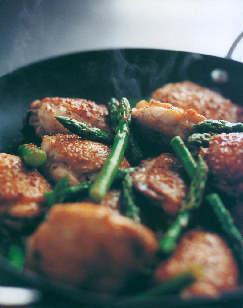 Chicken with Wholegrain Mustard Asparagus from Keeping it Simple by Gary Rhodes